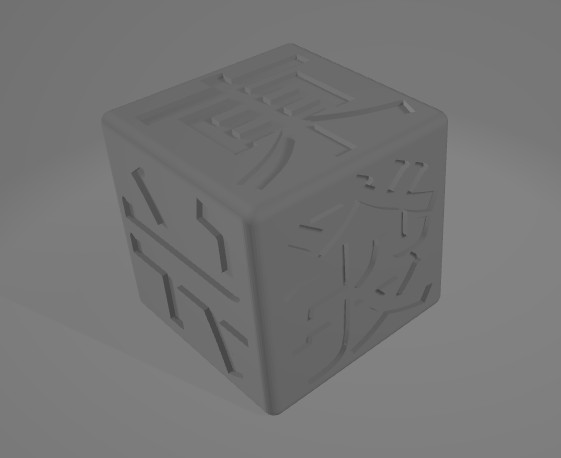 麻將風(fēng)圈骰子3D打印模型