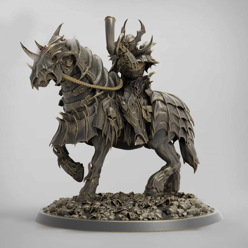 血騎士 號角版3D打印模型