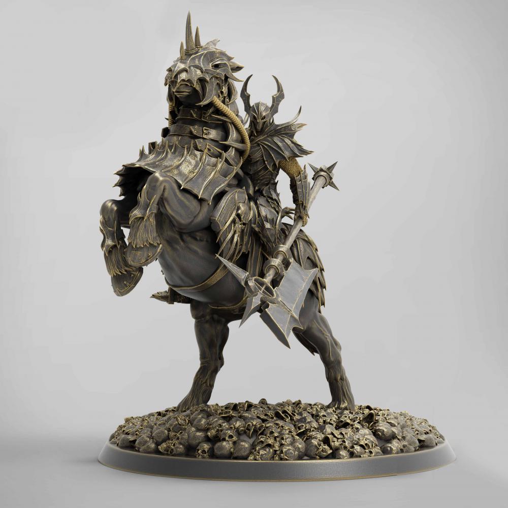 血騎士 沖鋒版3D打印模型