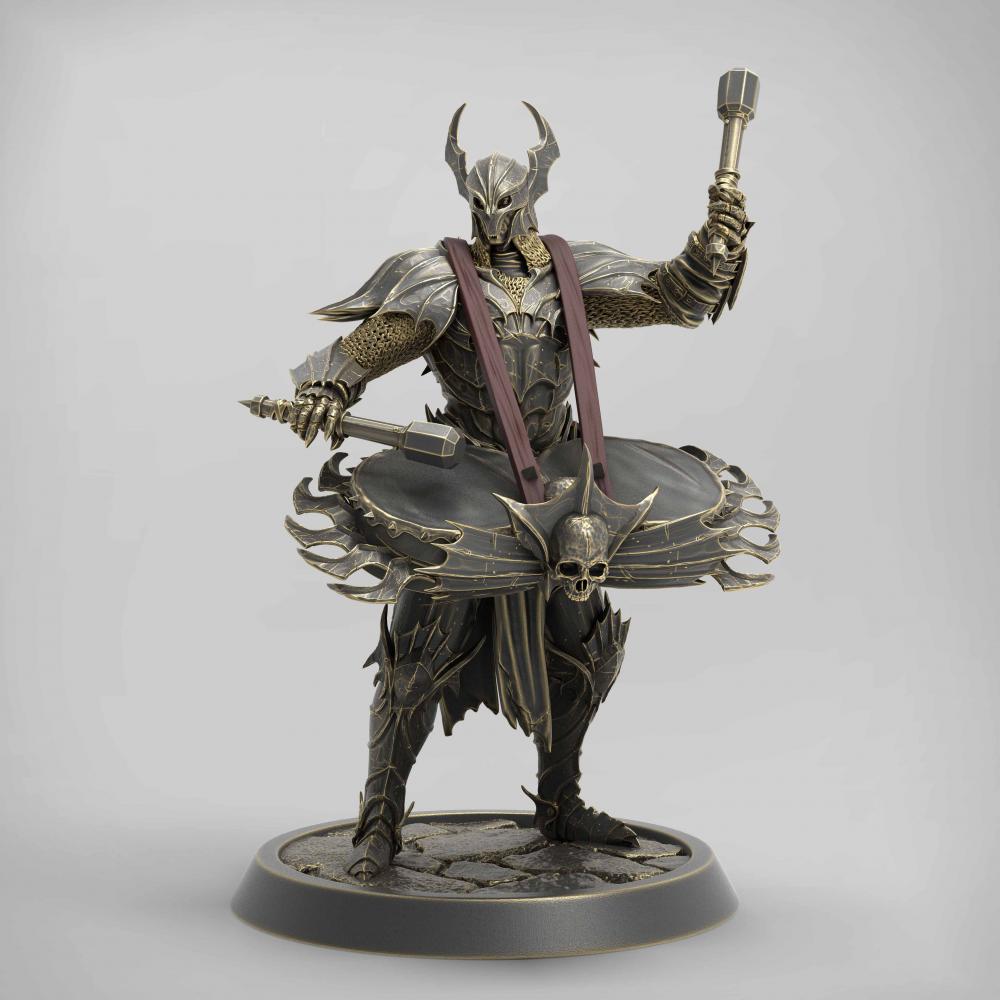 血騎士 鼓手戰(zhàn)士3D打印模型