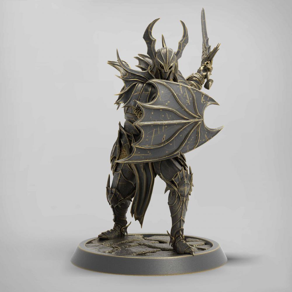 血騎士 劍盾戰(zhàn)士 033D打印模型