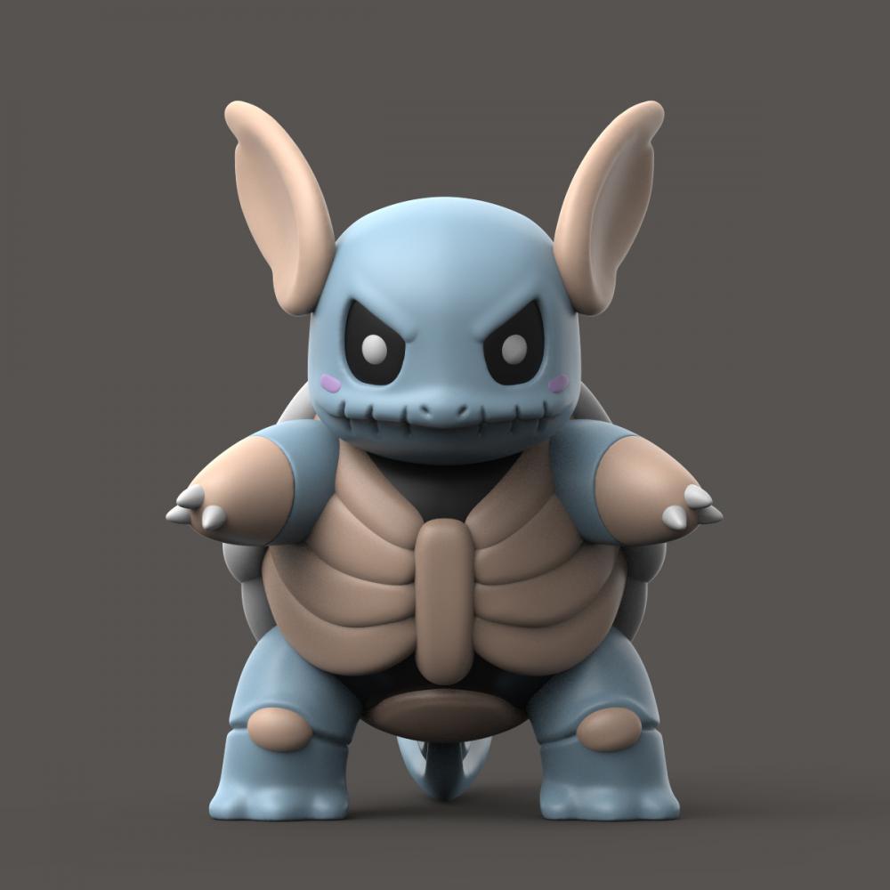 萬(wàn)圣節(jié) 卡咪龜3D打印模型