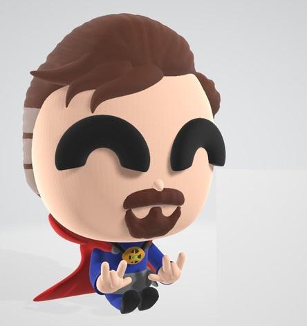 奇異博士 Q版3D打印模型