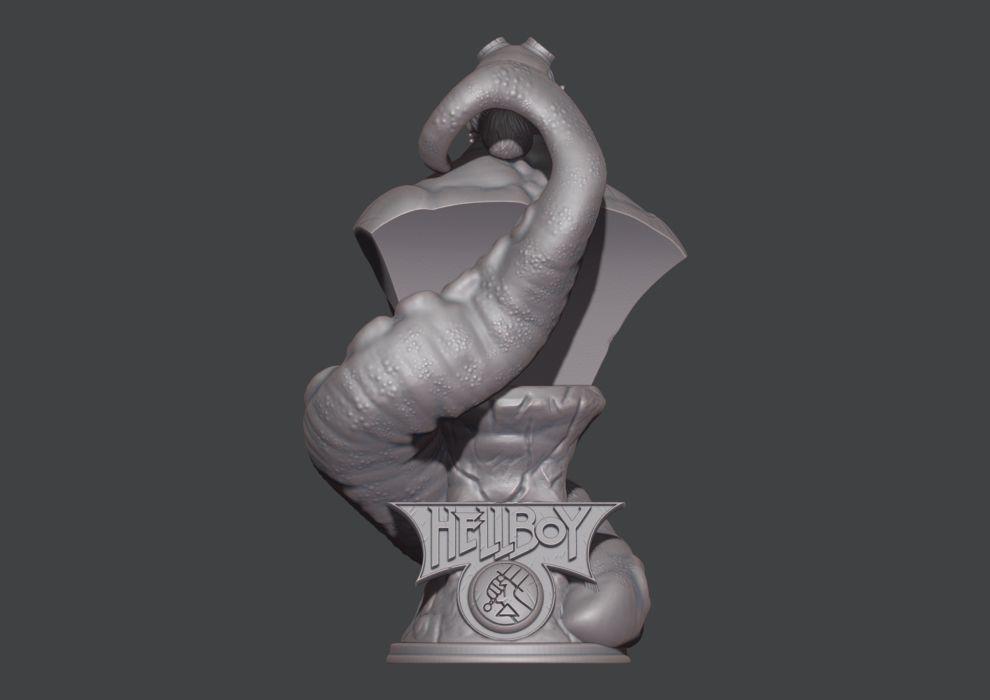 地獄男爵 Hellboy 胸像3D打印模型
