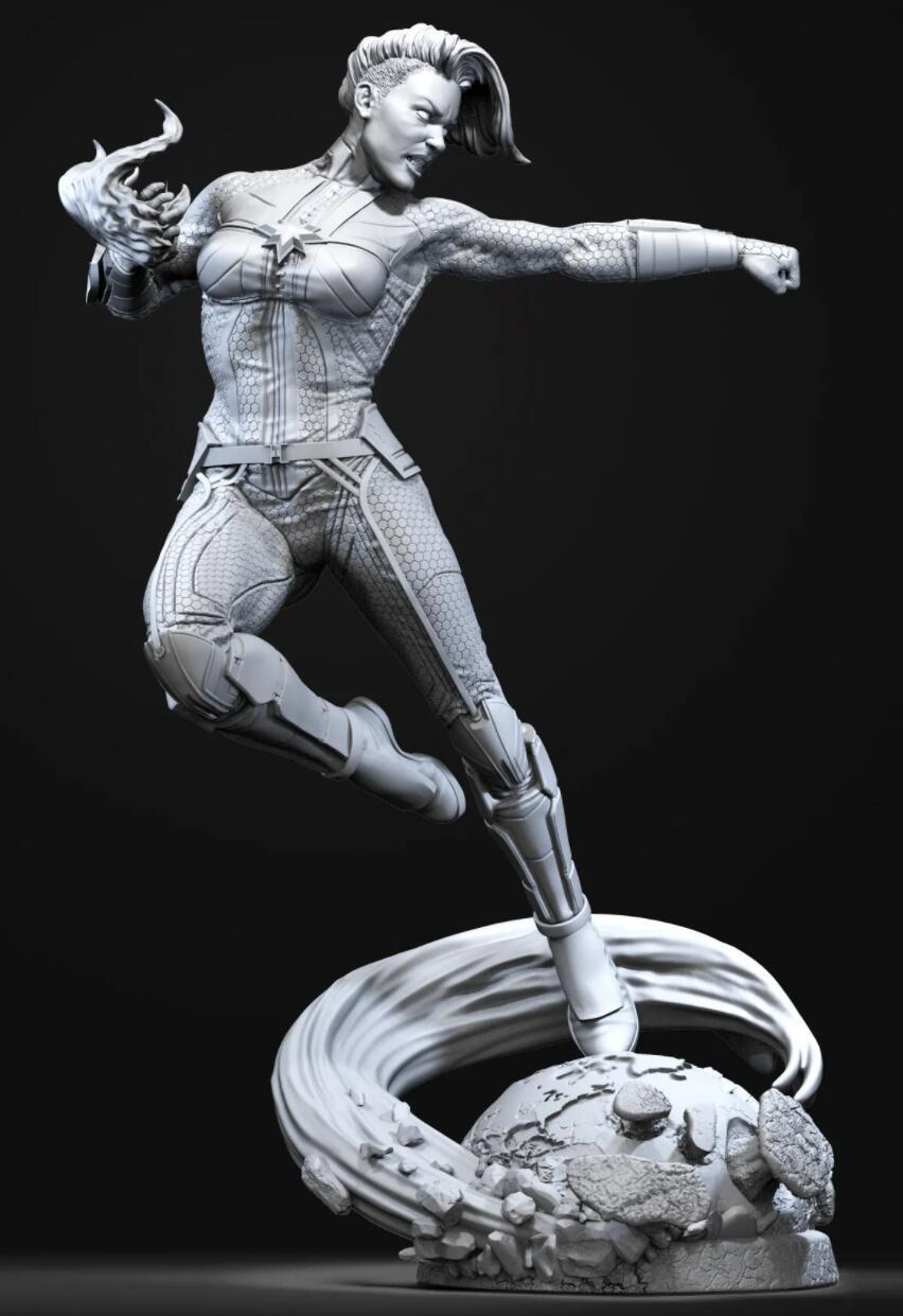 漫威 驚奇隊長3D打印模型