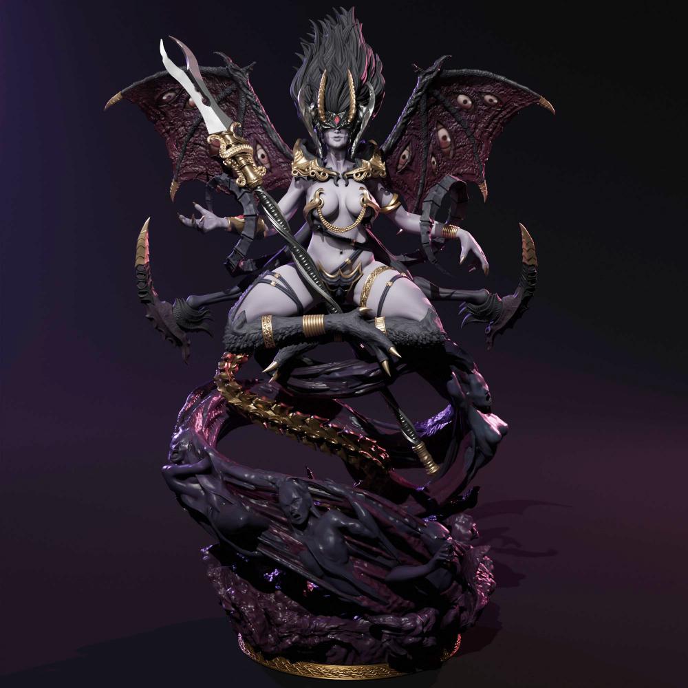 戰(zhàn)錘色孽女王3D打印模型