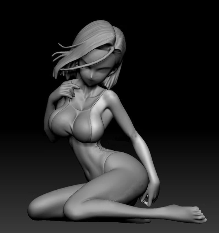 龍珠 18號(hào) 泳衣3D打印模型