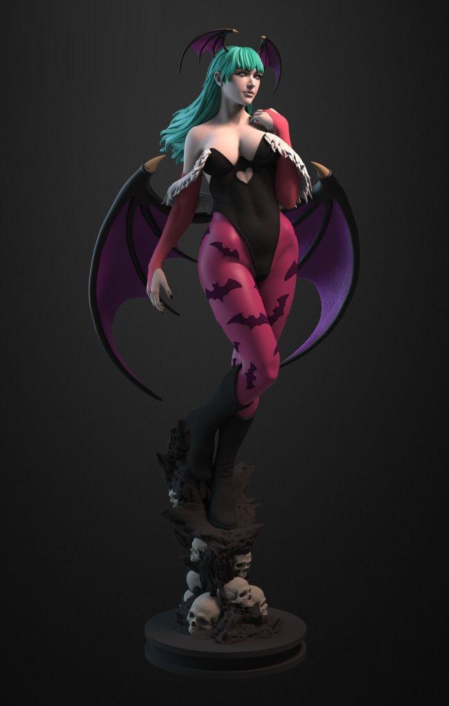 惡魔戰(zhàn)士 莫妮卡 雙體3D打印模型