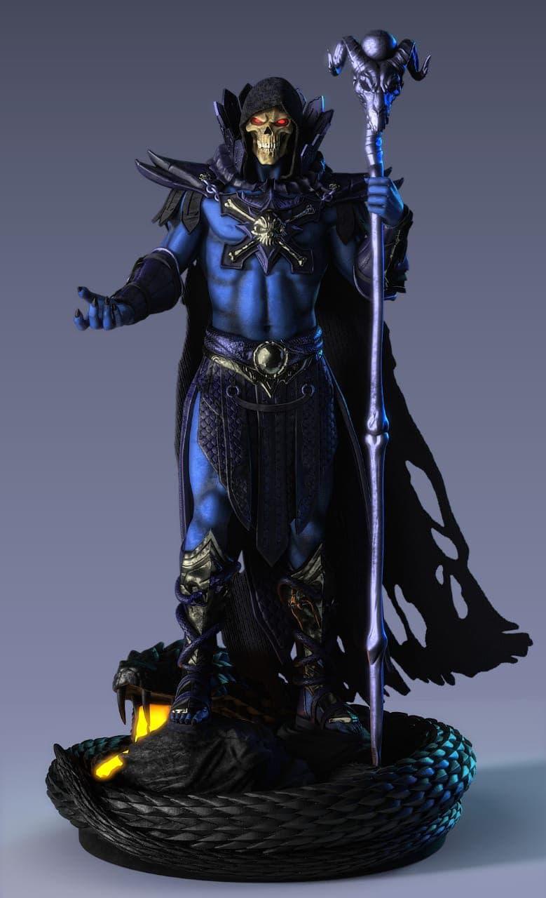 死神 權(quán)杖地臺(tái)3D打印模型