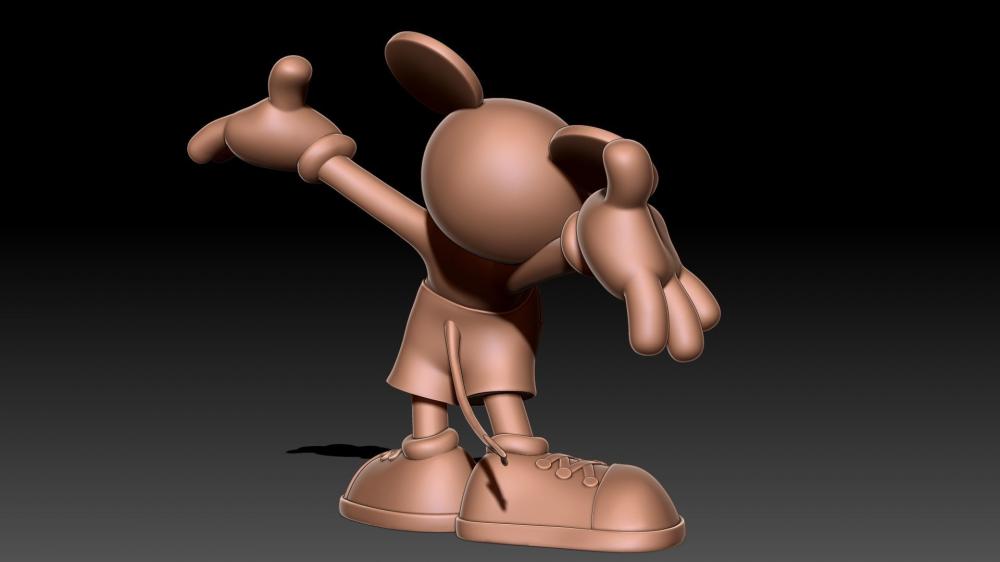米老鼠 惡魔般米奇3D打印模型