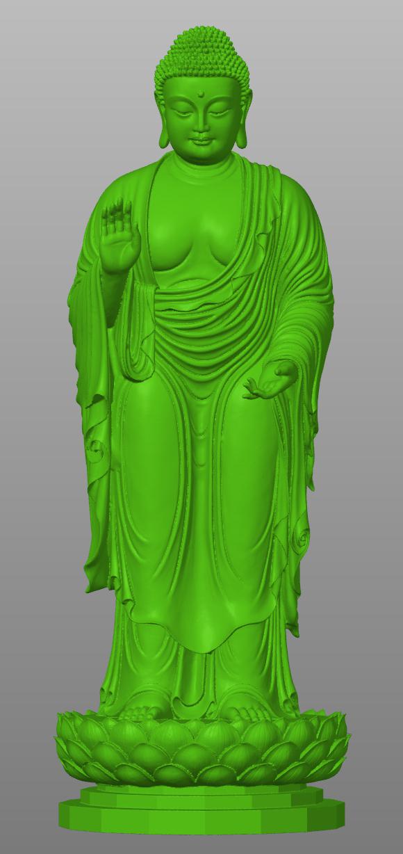 擺件 如來站佛3D打印模型