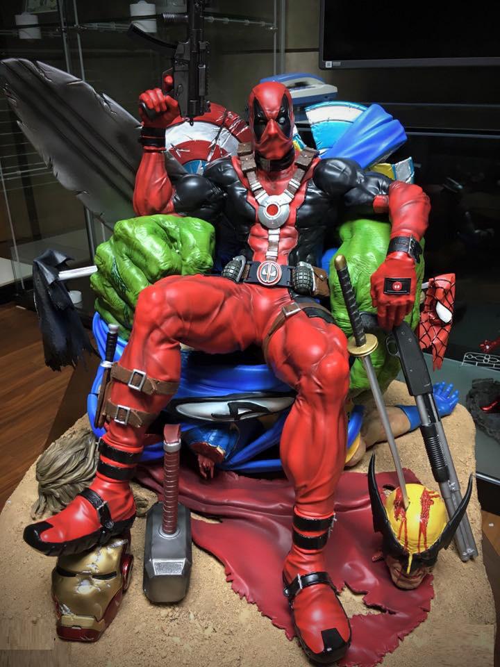 漫威 死侍 殺戮王座場景3D打印模型