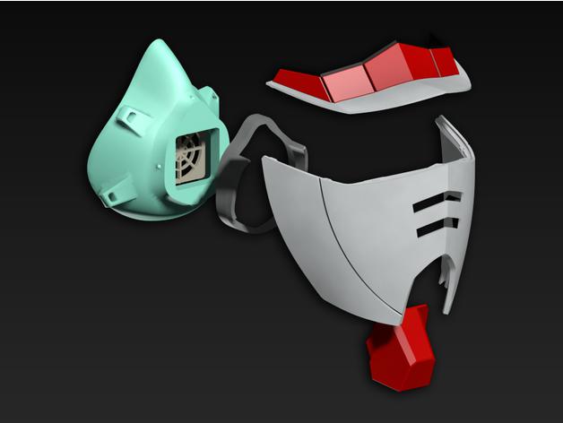 RX-78 高達口罩3D打印模型
