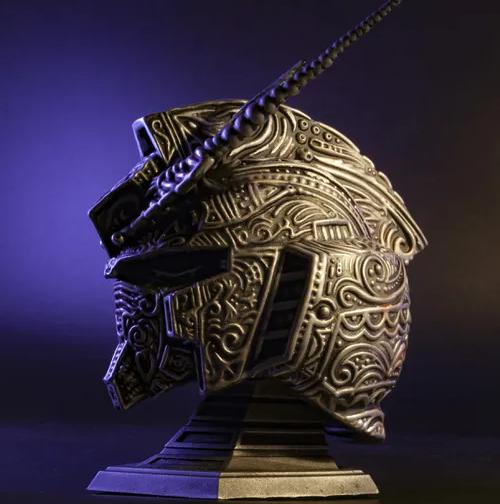 雕花 牛高達 V高達 頭雕3D打印模型