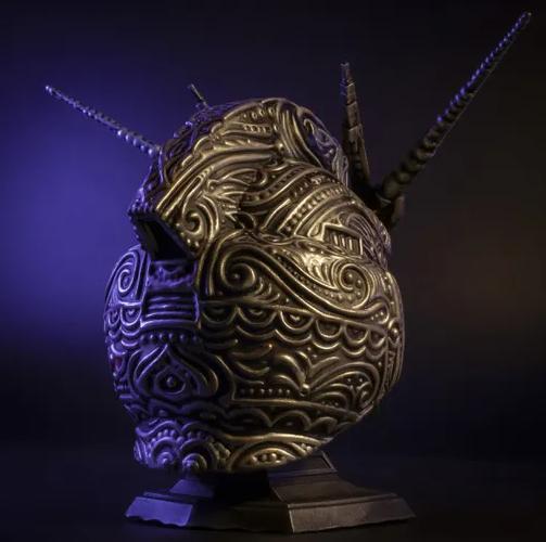 雕花 牛高達 V高達 頭雕3D打印模型