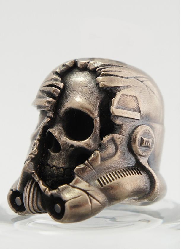 星球大戰(zhàn) 頭雕 戰(zhàn)損骷髏3D打印模型