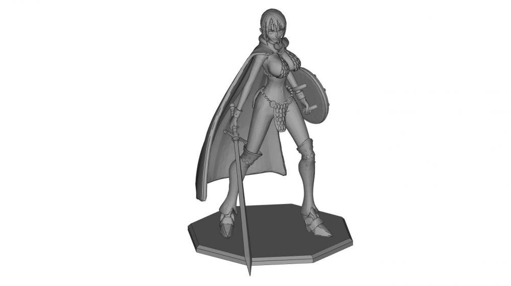 蕾貝卡3D打印模型