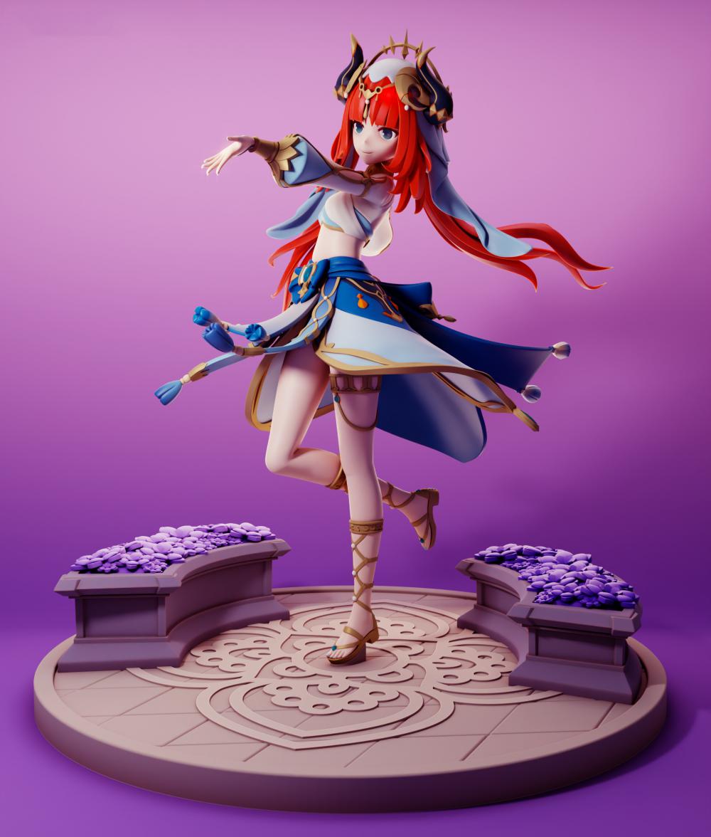 《原神》妮露3D打印模型