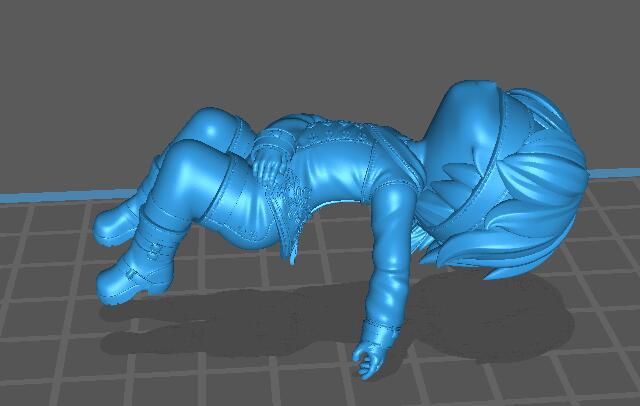 尼爾機(jī)械紀(jì)元2B和9S-Q版預(yù)支撐3D打印模型