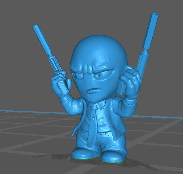 Q版殺手473D打印模型