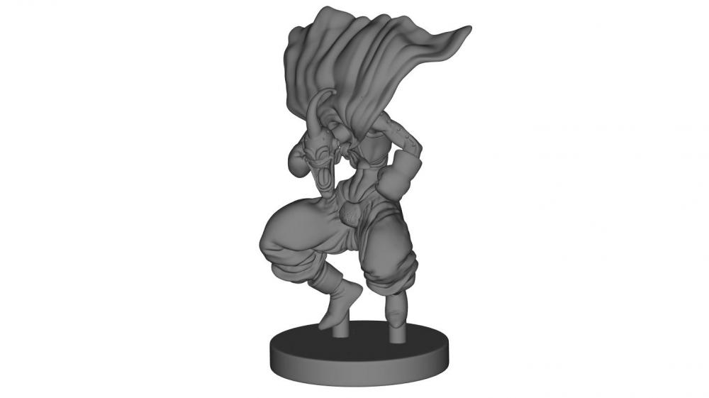 魔人布?xì)W-邪惡瘦子形態(tài)3D打印模型