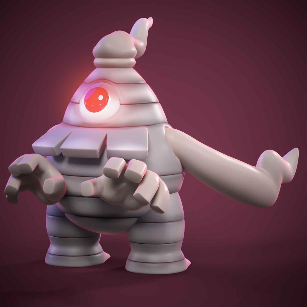 彷徨夜靈 寶可夢3D打印模型