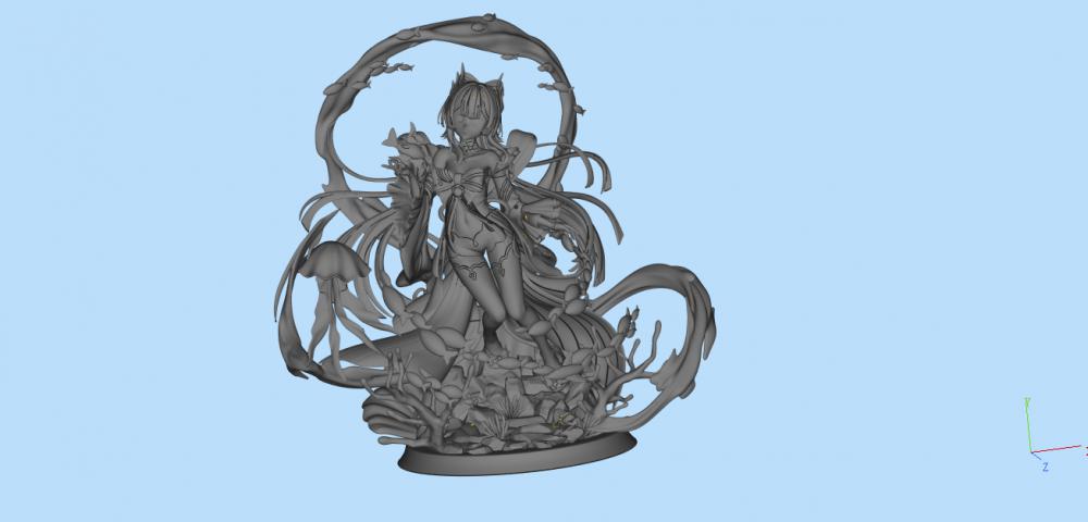 原神 珊瑚宮心海3D打印模型