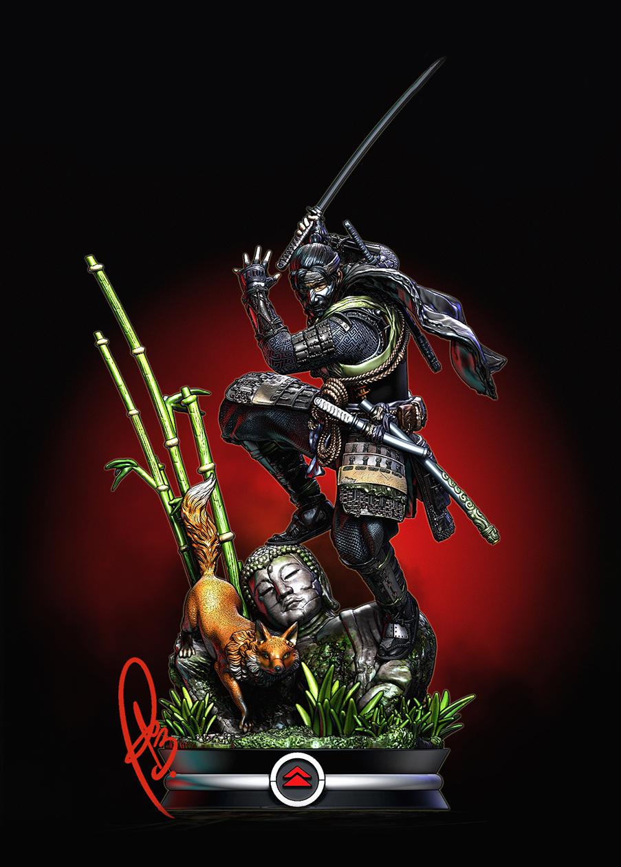 對馬島-境井仁3D打印模型