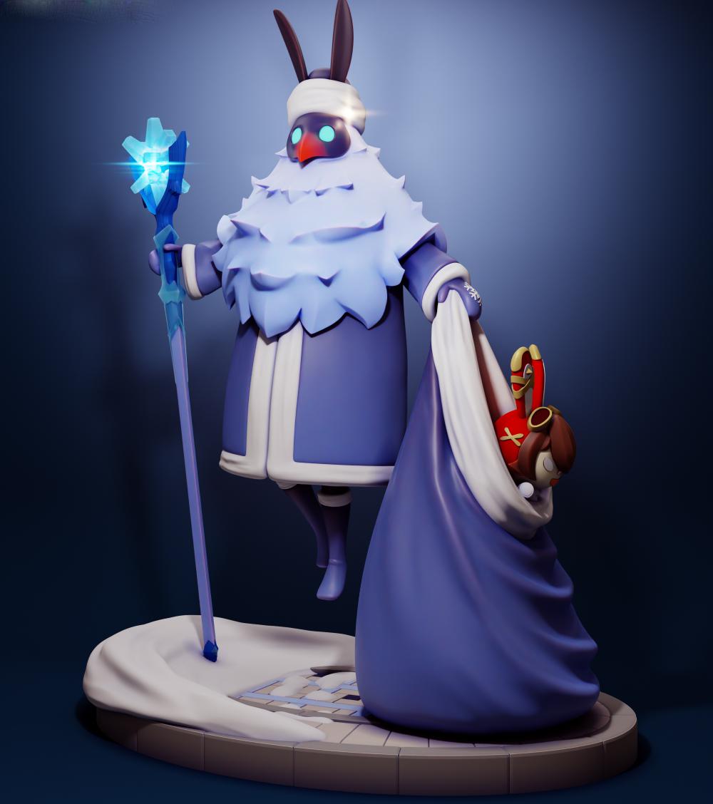 原神深淵法師3D打印模型