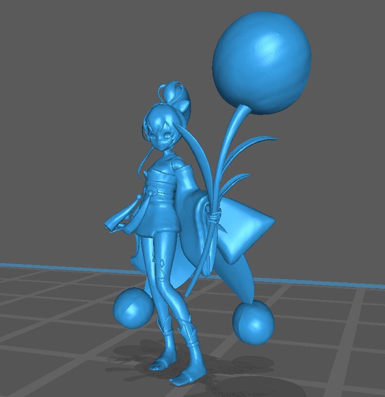 陰陽(yáng)師螢草3D打印模型