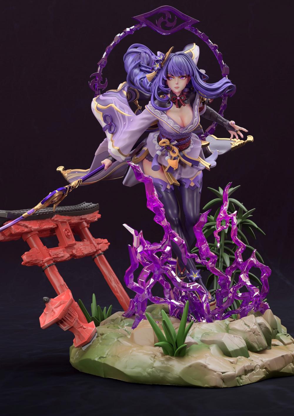 雷電將軍3D打印模型