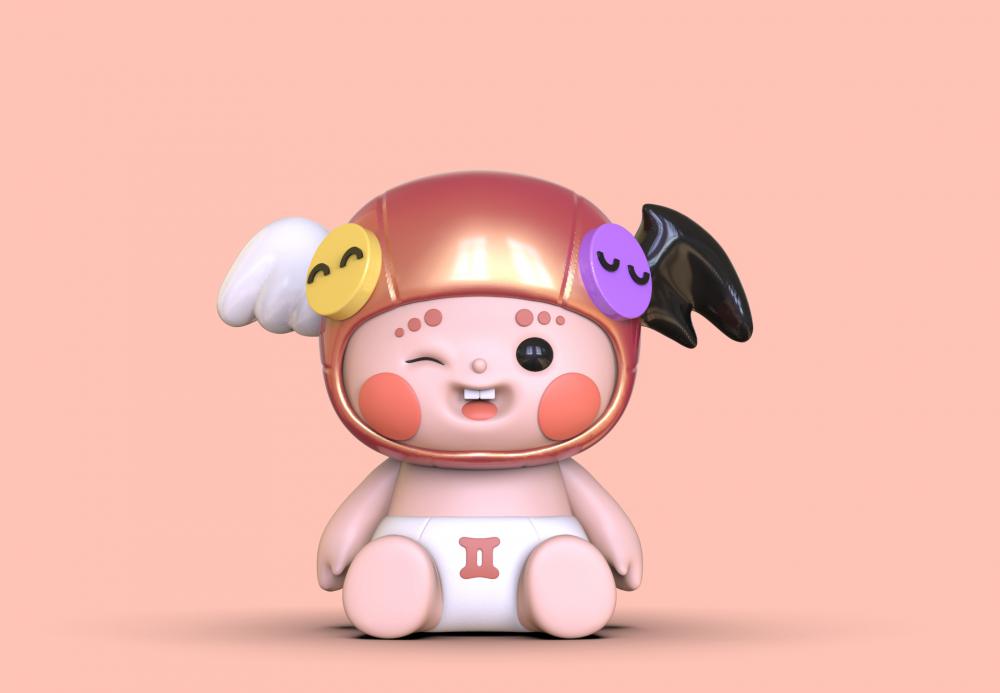 十二星座寶寶3D打印模型