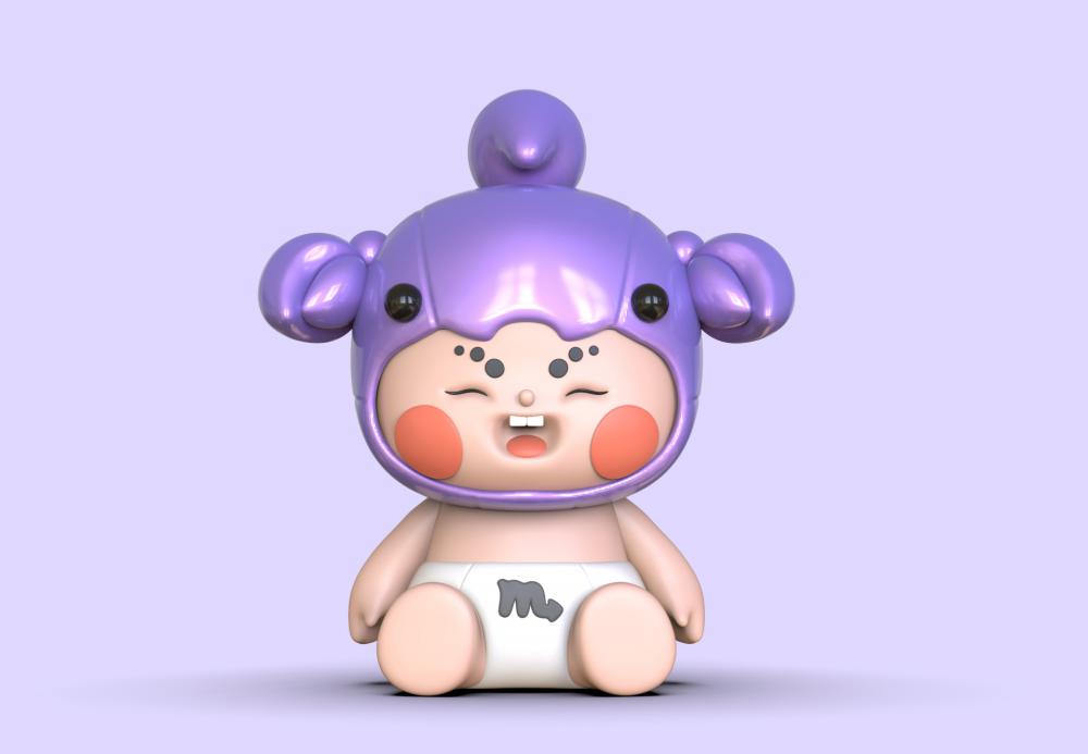 十二星座寶寶3D打印模型
