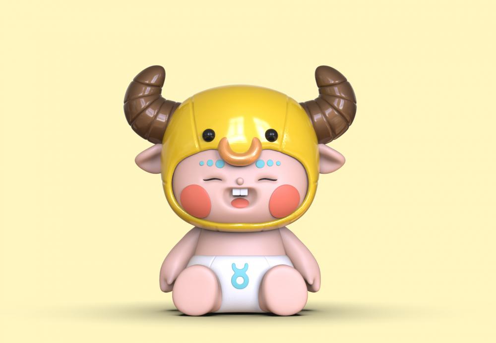 十二星座寶寶3D打印模型