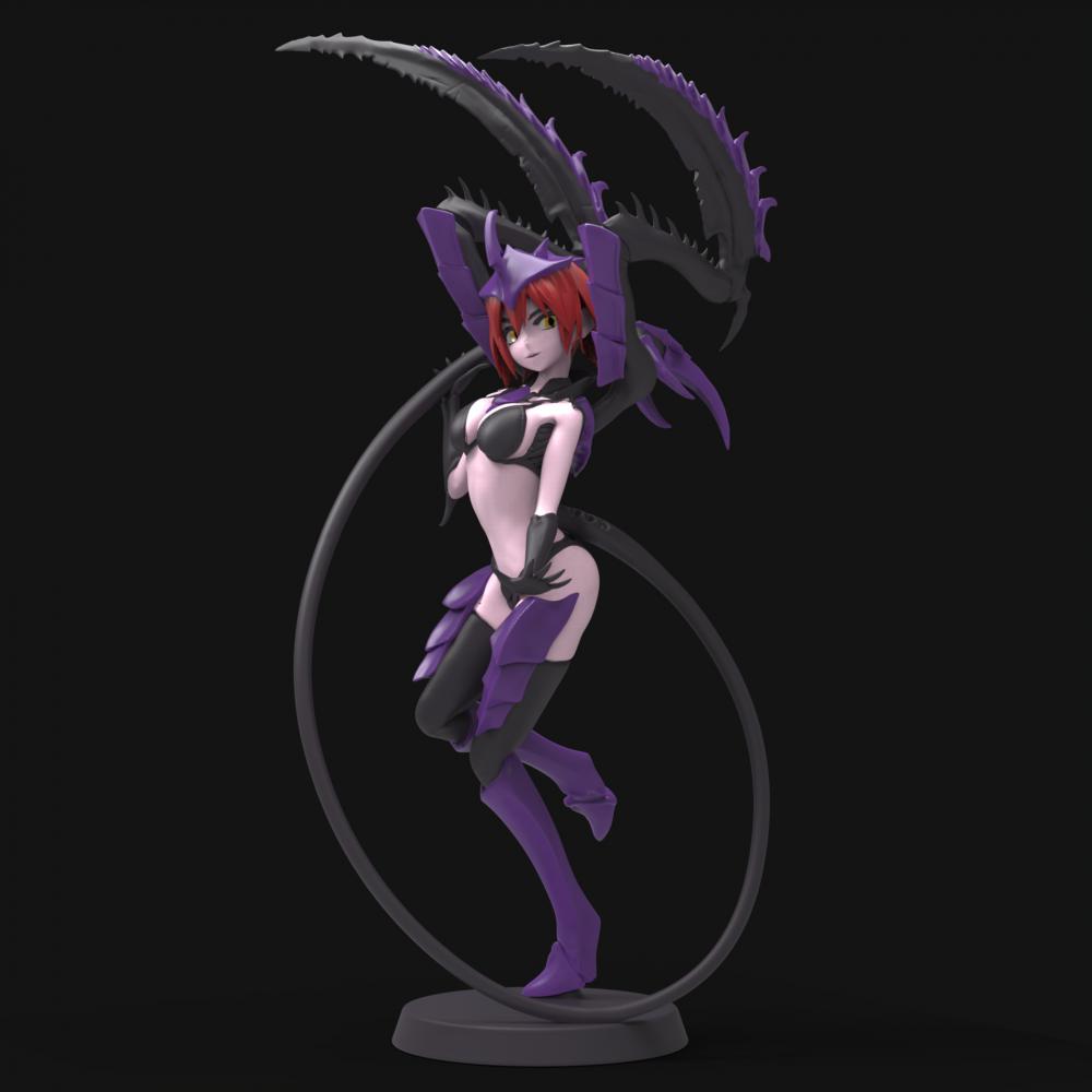 戰(zhàn)錘40K 泰倫蟲族女3D打印模型