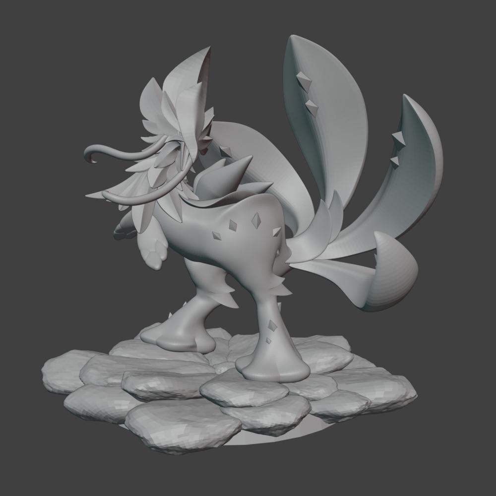 原神 翠翎恐蕈 蘑菇雞3D打印模型