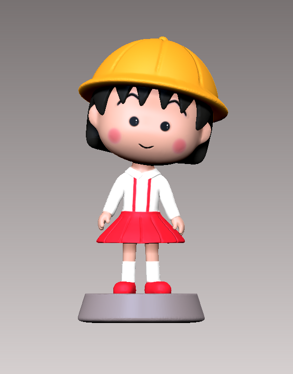 櫻桃小丸子3D打印模型