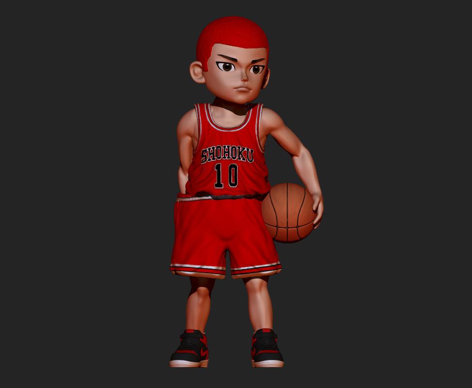 Q版櫻木花道3D打印模型