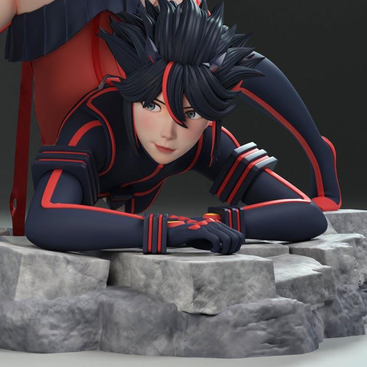 斬服少女 纏流子 趴姿3D打印模型