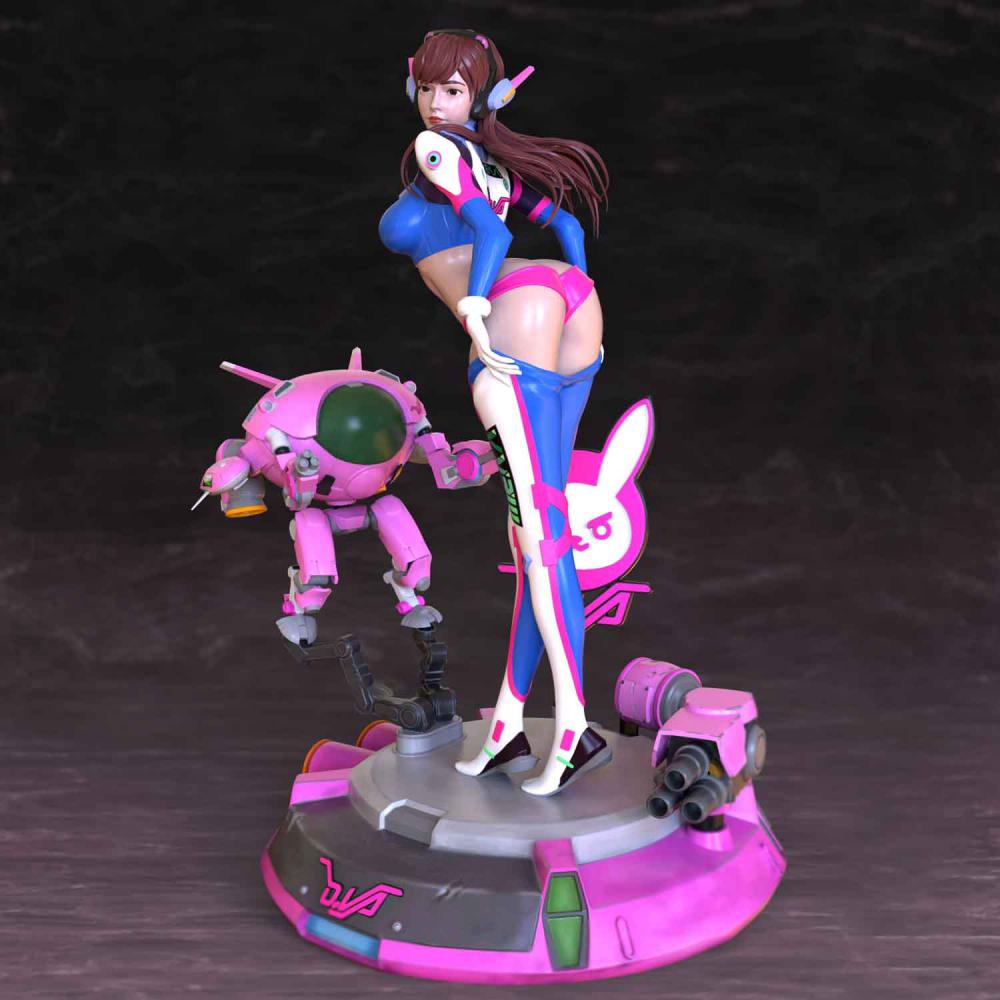 Dva 守望先鋒3D打印模型