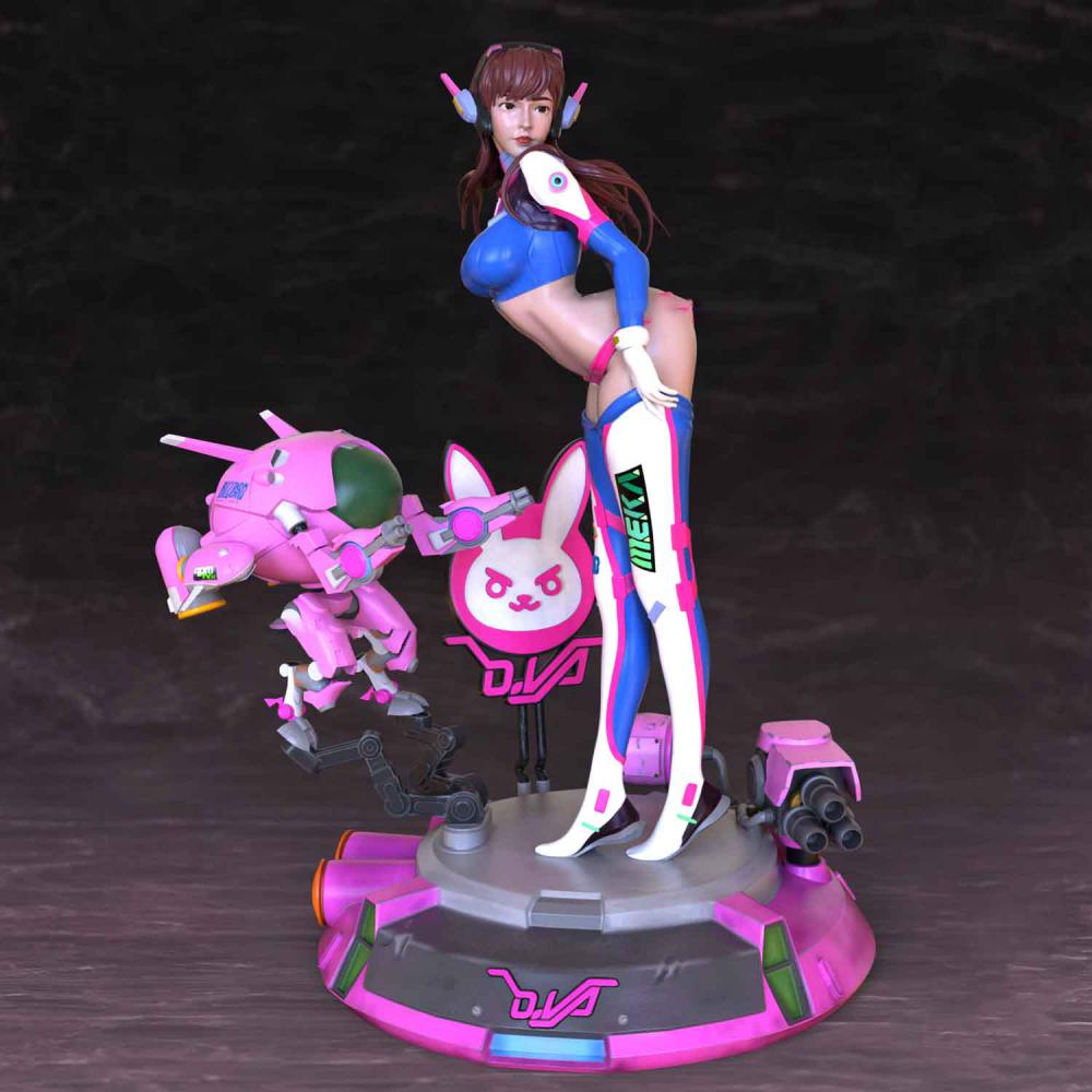 Dva 守望先鋒3D打印模型
