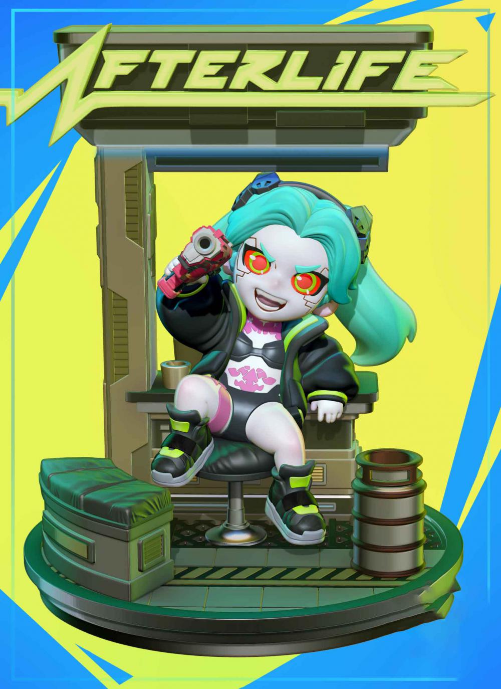 麗貝卡Q版3D打印模型