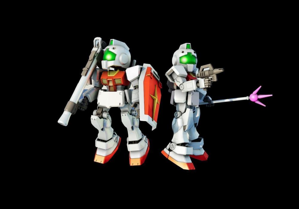 SD 高達(dá)+吉姆+吉姆伊布化改件3D打印模型