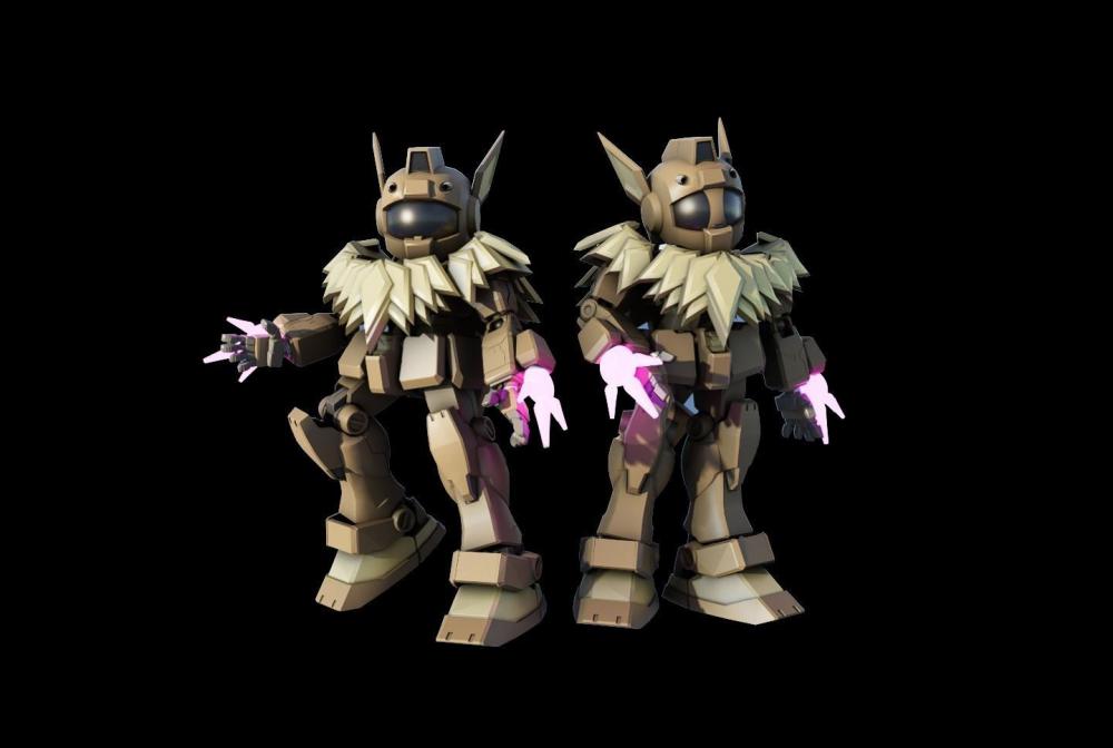 SD 高達(dá)+吉姆+吉姆伊布化改件3D打印模型