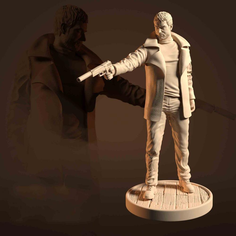 克里斯·雷德菲爾德3D打印模型