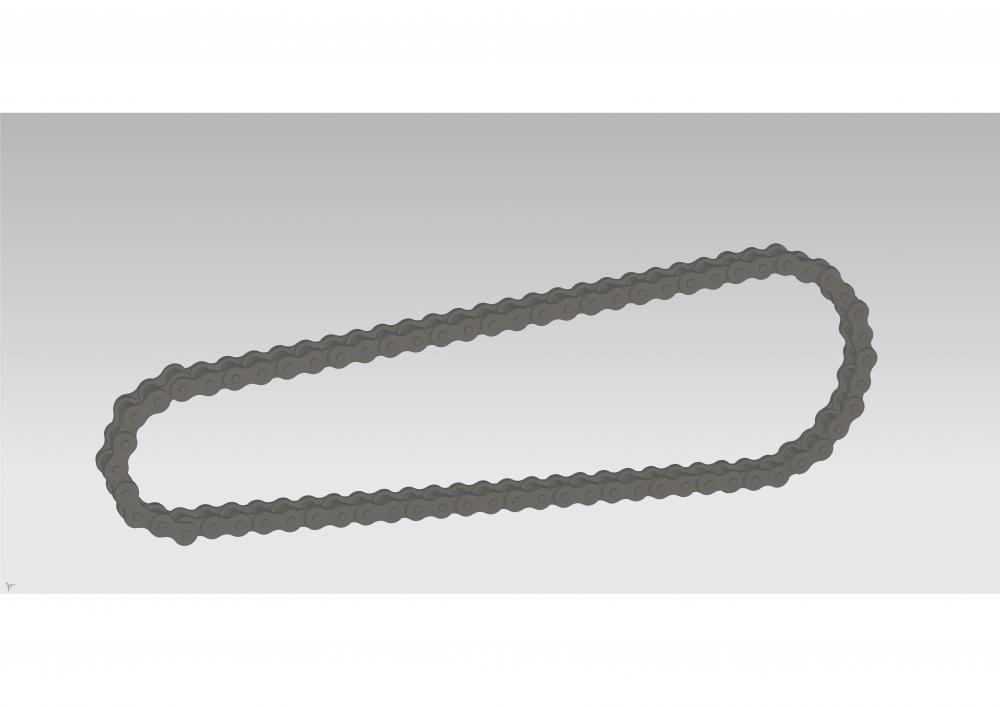 自行車鏈條3D打印模型