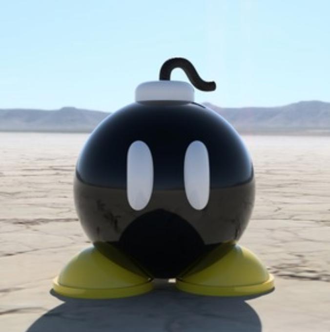 【超級(jí)瑪麗奧德賽】Bob Omb3D打印模型