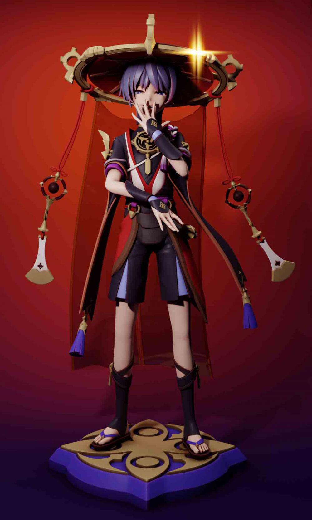 國(guó)崩 原神3D打印模型