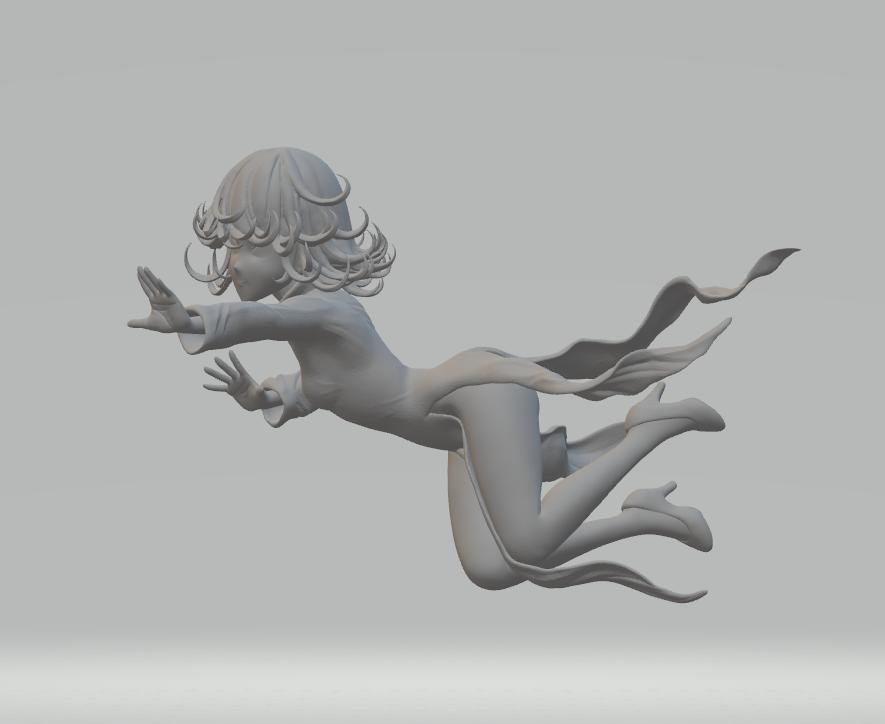 一拳超人 龍卷3D打印模型