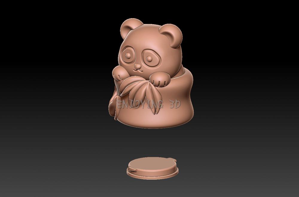 熊貓-存錢罐3D打印模型